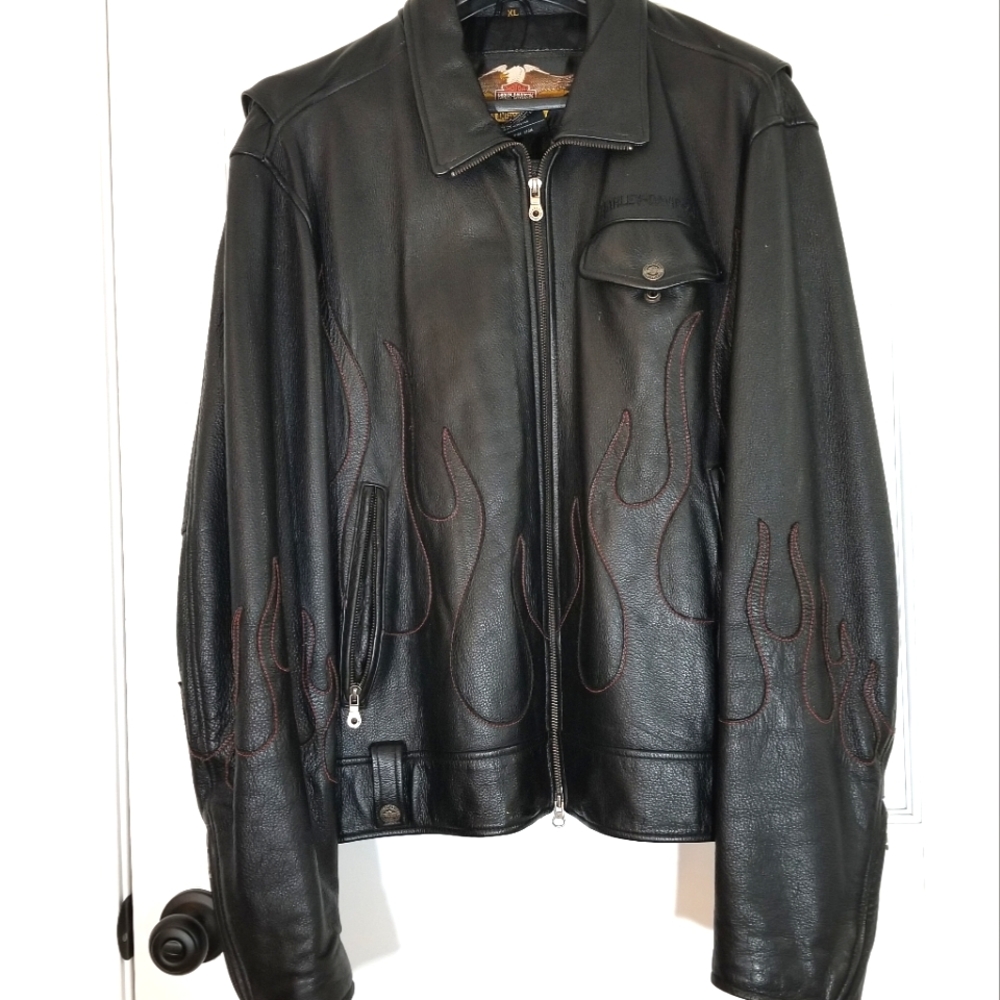 Harley davidson leather jacket XL